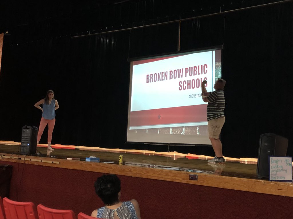 Creating a culture of excitement, optimism &amp; belief!   Day 1 of teachers back!  Here comes the school year! Be Brave, Be Bold, BE BOW!!!  #bebow