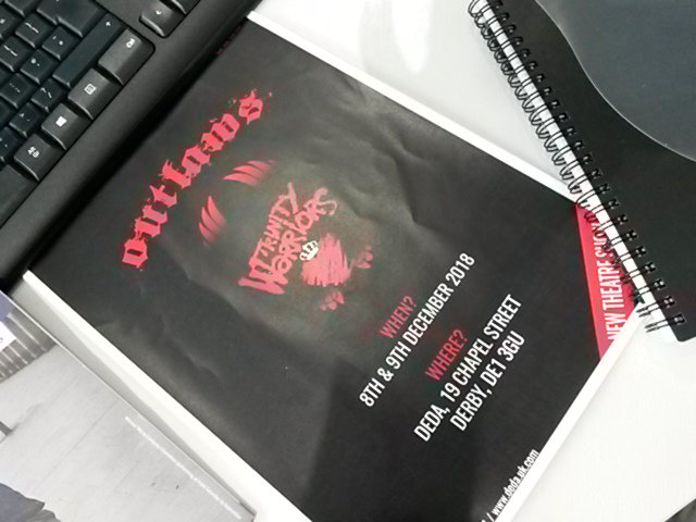 Déda Tech (@dedaderbytech) on Twitter photo Had a good meeting with Leon from <a href="/TrinityWarriors/">Trinity Warriors</a> discussing the needs for The OutLaws performace in December. This will be another great two nights of urban theatre. Looking forward to it. Had a good meeting with Leon from <a href="/TrinityWarriors/">Trinity Warriors</a> discussing the needs for The OutLaws performace in December. This will be another great two nights of urban theatre. Looking forward to it.