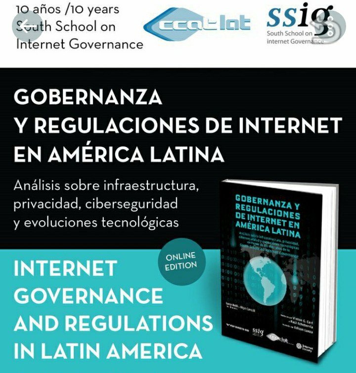 Descargue gratis el libro "Gobernanza y Regulaciones de Internet en América Latina" (+ de 30 artículos sobre derecho y tecnología). Apoyamos el excelente trabajo de la <a href="/SSIGLAC/">SSIGLAC</a>, de los coordinadores y autores de la obra. Descargue en ➡️ bit.ly/2KO4OUo