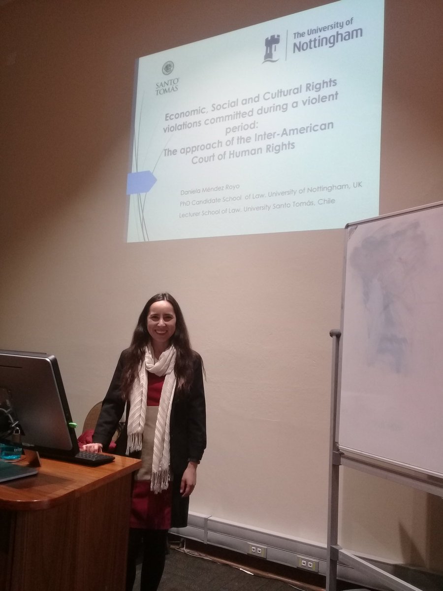 ItsDrThomas's tweet photo. A remarkable presentation by @Daniela_MenRoy a visiting researcher to @StellenboschUni from #NottinghamUniversity on #InterAmericanCourt approach on #ESCR #economic, #social and #political #rights violations committed during a violent period in #LatinAmerica. https://t.co/RPi0qKEYLF