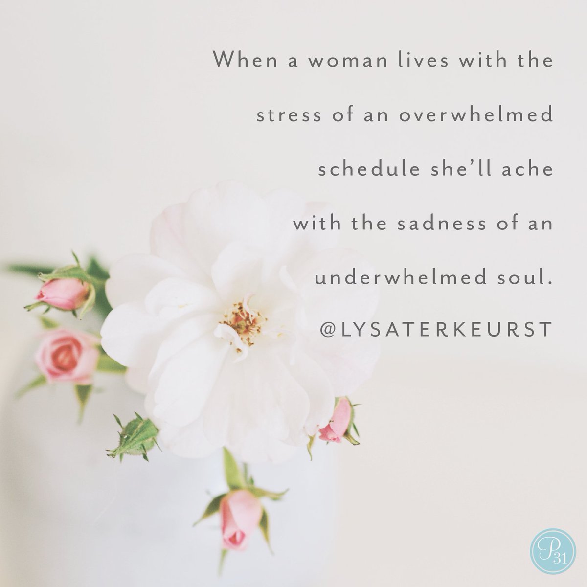 LysaTerKeurst's tweet photo. Each and every thing we say yes to sets the pace of our lives. And we aren’t called to live as worn-out people.

This week, let’s ask the Lord to help us recognize the places where we can say “yes” with joy and where we need to say “no” with grace. https://t.co/4UQUWjXARD