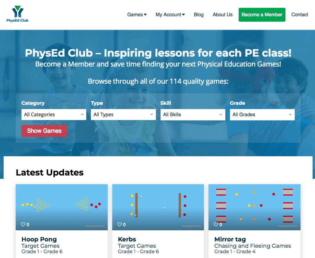 PhysEdClub's tweet photo. To celebrate our new website with over 100+ high-quality Physical Education games, you'll get a 25% discount on your membership this weak. Only $29/year: https://t.co/xqxqpUn7jm https://t.co/04YuSPNKp9