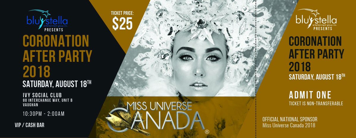 eliogatto's tweet photo. Join us on Saturday, August 18, 2018, for the Miss Universe Canada Coronation After Party at @IvySocialClub in Vaughan. Social Know How is proud to be a sponsor of this year’s pageant. Get tickets now: https://t.co/3svbxcMmS2 #MissUniverseCanada2018 #SocialKnowHow https://t.co/keeugdxRge