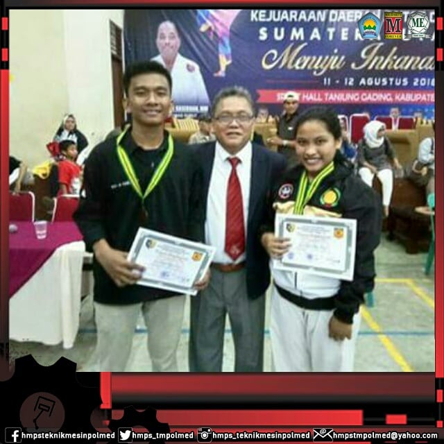 hmps_tmpolmed's tweet photo. [KEJURDAX2018]
Mesin bangga !!! ✊🙌
Selamat buat Rekan kami Rizki Agung Harahap [ME-4C] mendapatkan medali perunggu pada "Kejurda Inkanas Sumatera Utara X 2018" yang diusung oleh @ukmkaratepolmed 👊💪👏
⚫
⚫
#kejurdainkanassumutx
#hmpsteknikmesinpolmed https://t.co/27gAVYOtSK