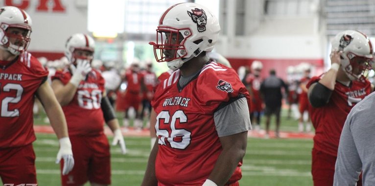 Last year, NC State's Band of Brothers was the best offensive line in pass protection in the ACC, allowing only 13 total sacks. Joshua Fedd-Jackson said “I think we can be better than last year." #WPN

📝: 247sports.com/college/north-…