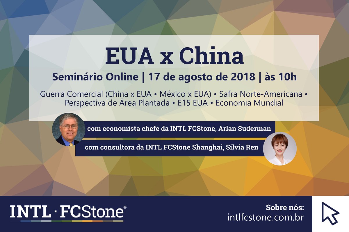 A @FCStoneBrasil está preparando um Seminário Online especial sobre o Mercado Global de #Grãos em contexto de Guerras Comerciais e Safra Norte-Americana. Preencha seus dados para receber com exclusividade este conteúdo na próxima sexta-feira (17): mercadosagricolas.com.br/webinar-eua-ch…