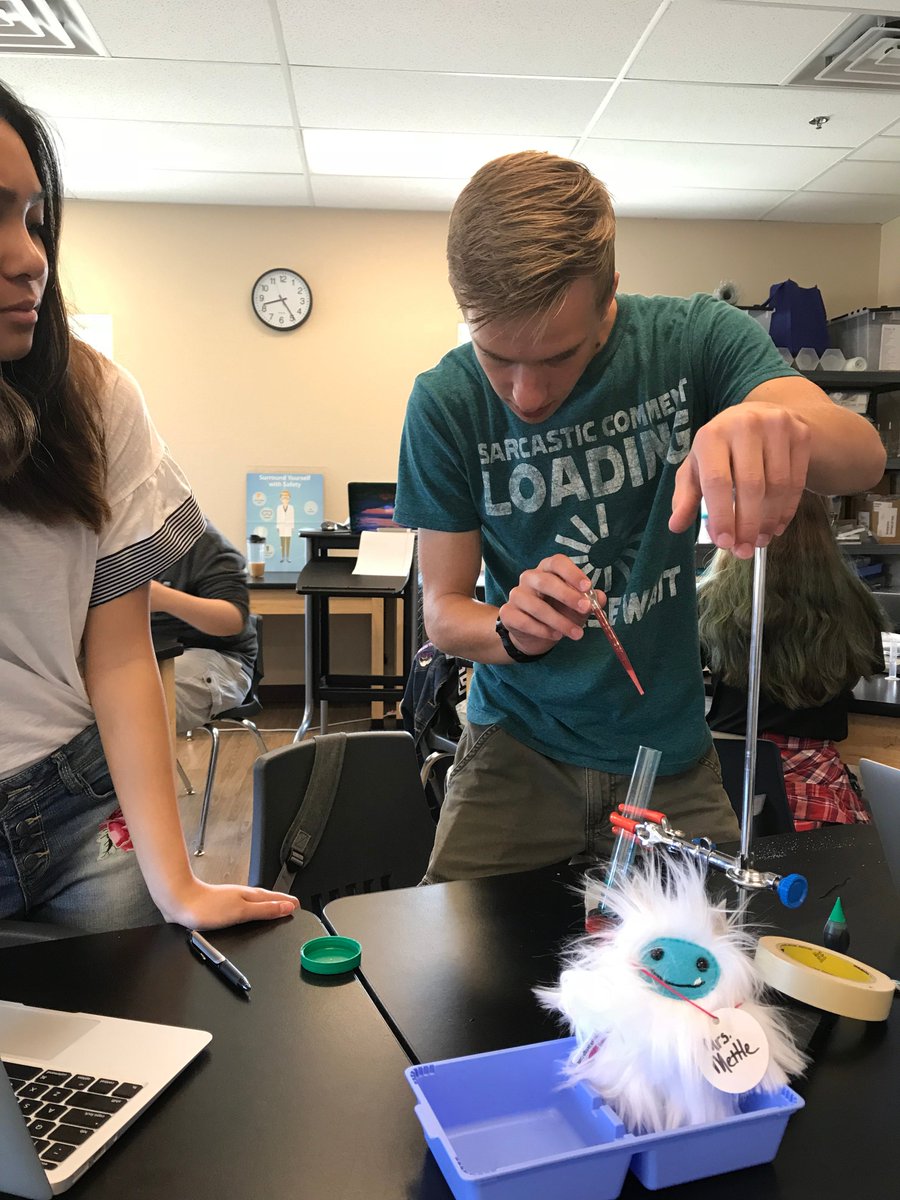 julibutterworth's tweet photo. @PPEC49 STEM Chem rises to a "Salty Challenge" with the help of Ms. Mettle (aka Ms. Grit) the Science Yetti.  No "Dense" students here, only deepening our understanding of #density through serious competition! https://t.co/gS0ynIU1Tb