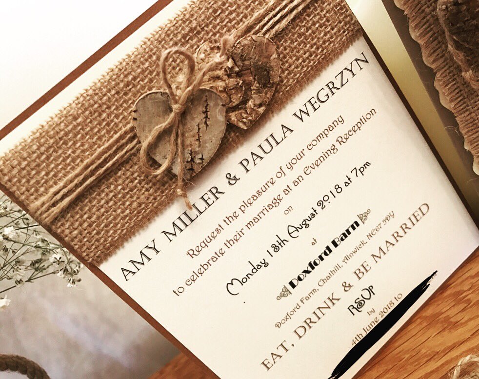 mdsimplyperfect's tweet photo. The BIGGEST congratulations to Paula & Amy who have married @doxfordbarns today!
It was a complete privilege to provide their stationery & we wish them all the best!
Enjoy today guys 😍 xx
#doxfordbarns #weddingstationery #weddinginvitation #savethedate #eveninginvite #placename https://t.co/U59pYj6t6a