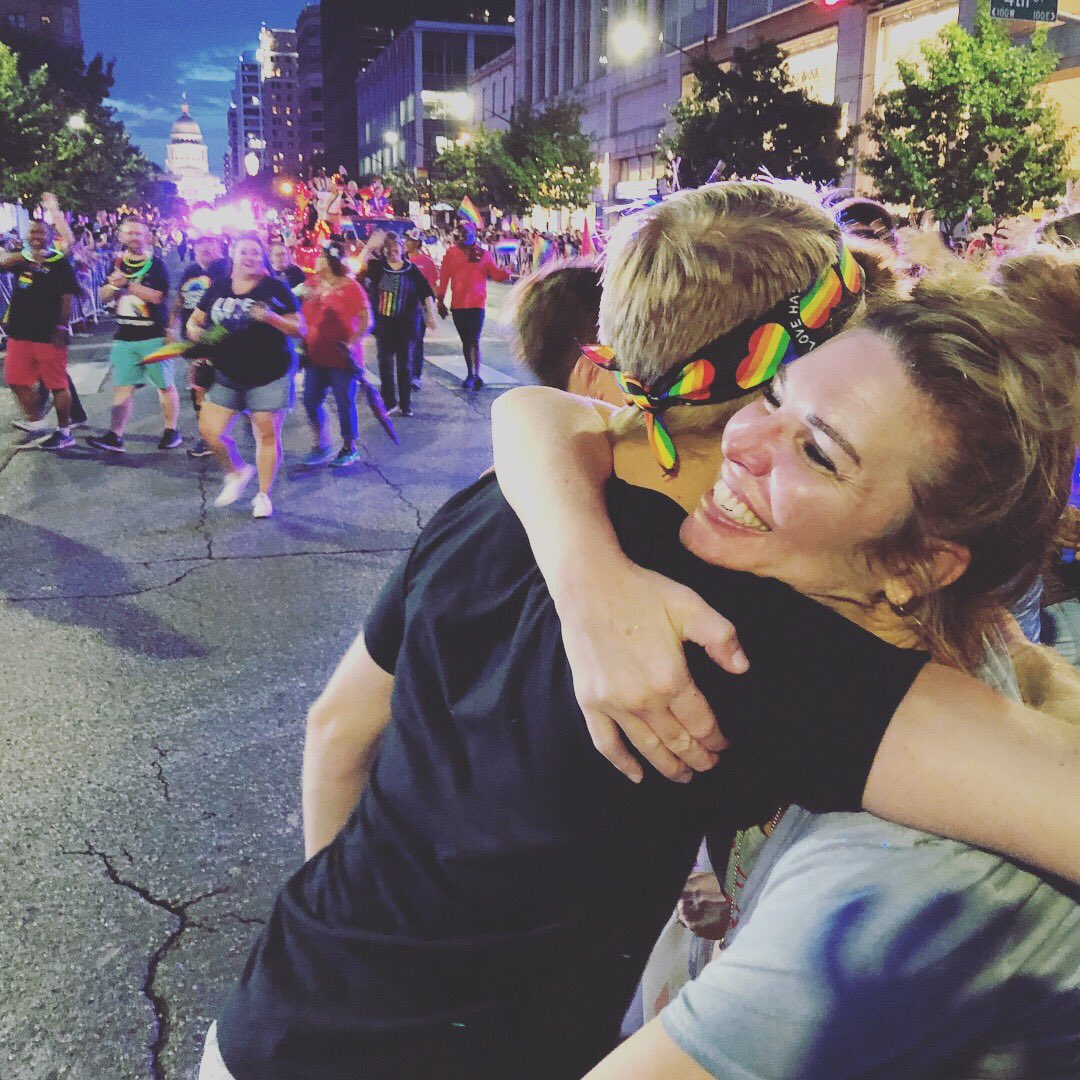 JenHatmaker's tweet image. Austin New Church had a beautiful Saturday night at the Austin Pride Parade. Some might have even called it holy. #FreeMomHugs instagram.com/p/BmYbo5pgPQt/