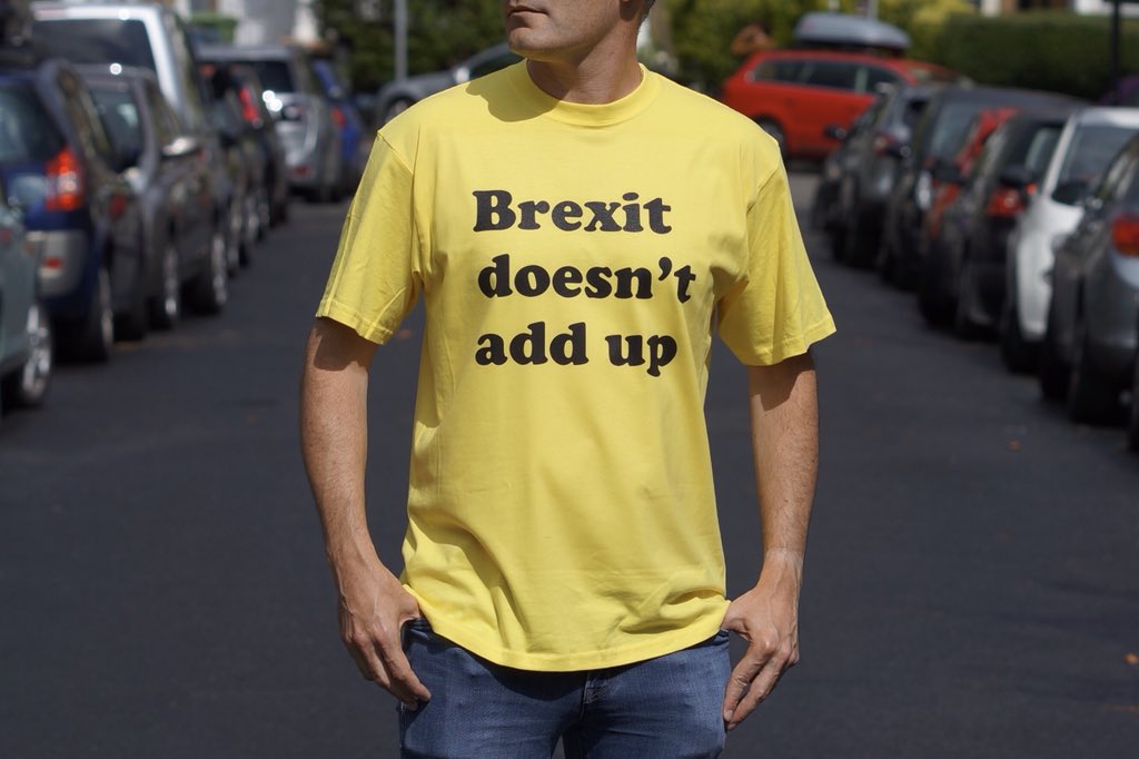 genmon's tweet image. I don't understand why we're going ahead with Brexit so I'm going to peacefully sit in Parliament Square and say just that.

WEDNESDAY 6.30pm till 8pm

I made a t-shirt and everything. If you're around, come join me.