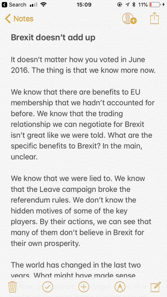 genmon's tweet image. I don't understand why we're going ahead with Brexit so I'm going to peacefully sit in Parliament Square and say just that.

WEDNESDAY 6.30pm till 8pm

I made a t-shirt and everything. If you're around, come join me.