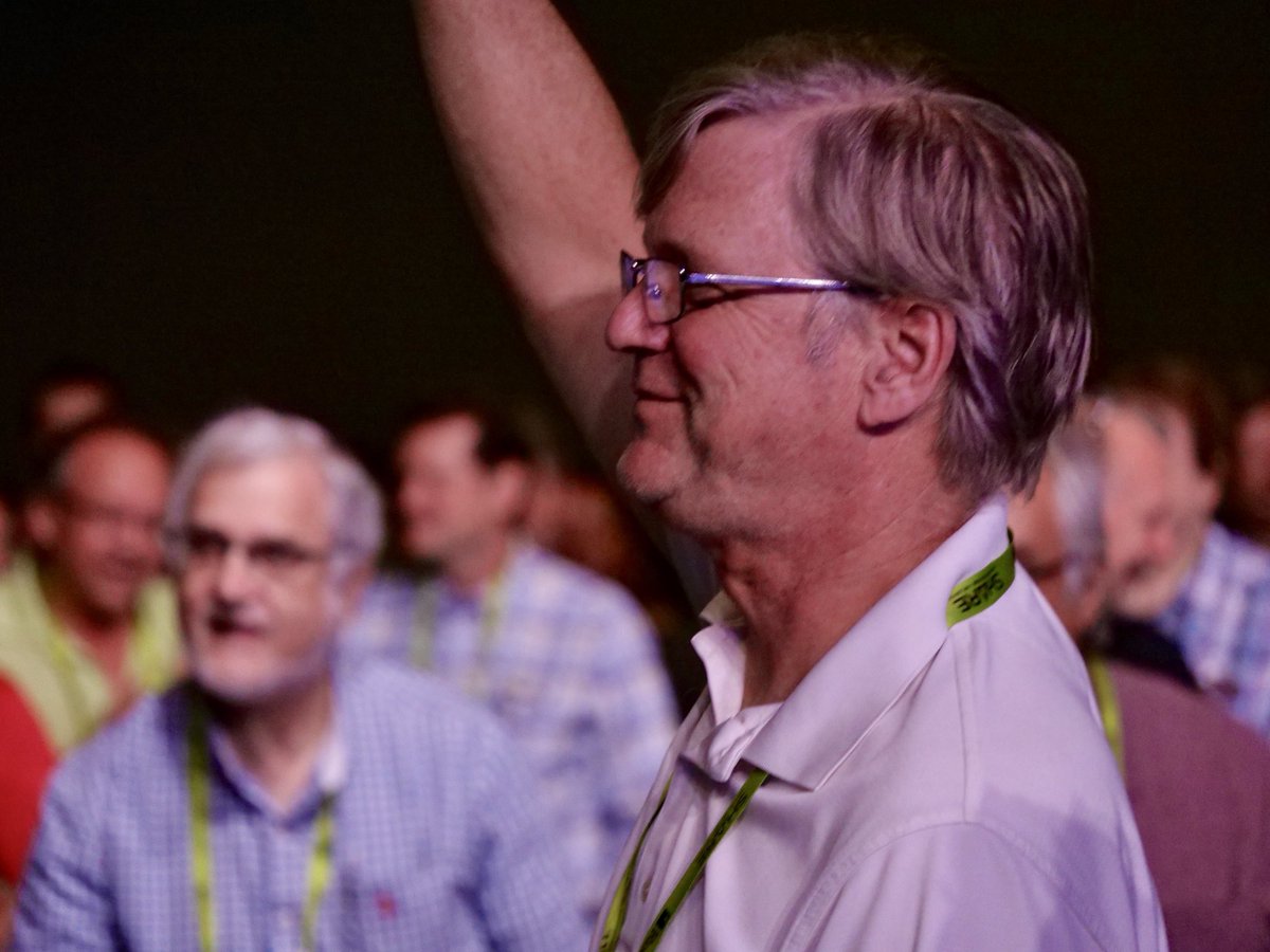 MartinRTP's tweet photo. Here's what the #SHAREstl audience thought of the @panicsquad opening keynote. https://t.co/oMwAAgDPVY