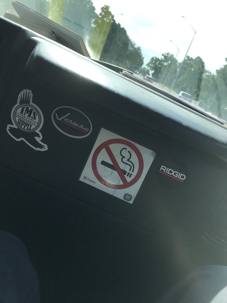 AndrewH713's tweet photo. Proudly displayed are new Ridgid sticker in are work van #Ridgid https://t.co/WJKVsI5B1u