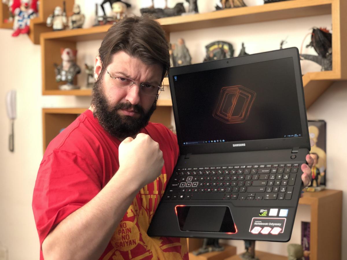 jovemnerd's tweet image. Pra rodar um jogos maneiros como os do Nerdplayer, saca só o #NotebookOdyssey o notebook gamer da Samsung, com placa de vídeo GTX 1060! Dá uma atualizada no seu jogo! #UpdateYourGame #ad