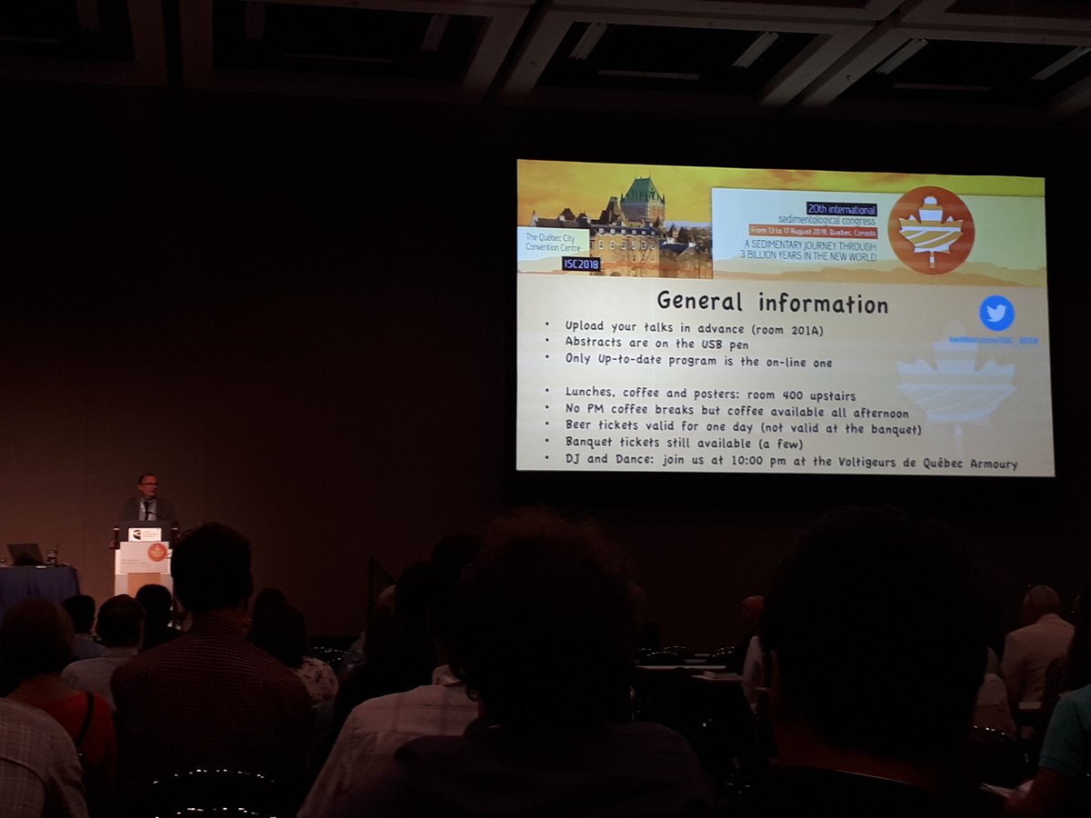 ISC_2018's tweet photo. The opening words of #ISC2018 by Pierre Francus! https://t.co/gCWQtMNiKC