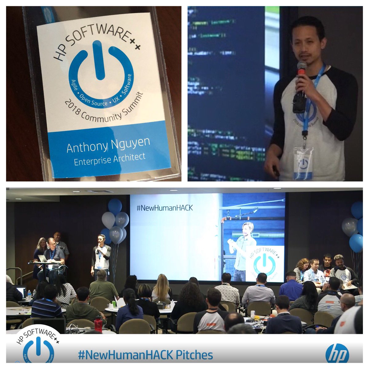 XiFu's tweet photo. Thanks to @HP for the trip last month to beautiful Portland/Vancouver WA which made the HP Software++ Summit/Hackathon feel more like a weekend vacation getaway. Definitely not your father’s HP where software (with hardware) is driving innovation! #KeepReinventing #NewHumanHACK https://t.co/pBjnyGy3t6
