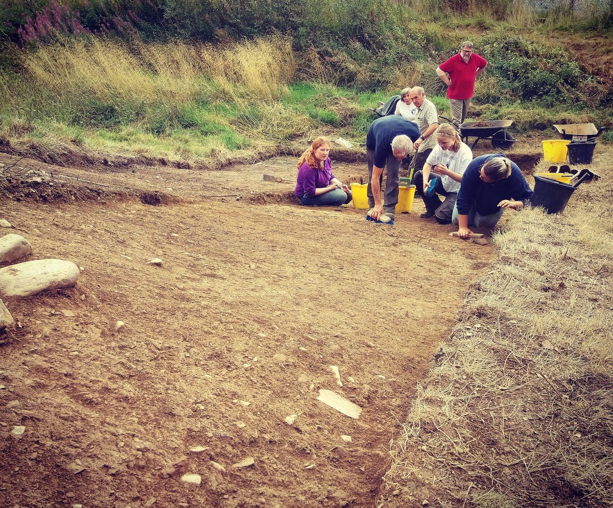 cadwwales's tweet photo. RT @PaulBelford: #BeaconRing Day 8. Our students from the Netherlands have been hard at work today extending the trench on the ramparts. #archaeology #excavations #hillfort #Wales @cpatarchaeology @cadwwales https://t.co/Zolac6KXNZ