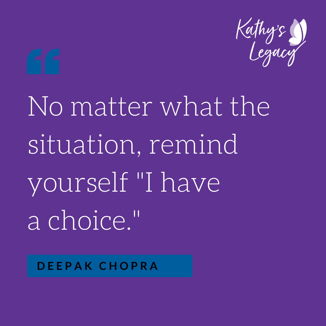 kathyslegacy's tweet photo. #MotivationalMonday No matter what the situation, remind yourself "I have a choice." - Deepak Chopra #KathysLegacyFoundation #KathysLegacy #BeAVoice #ReviveHope #DomesticViolence #WhyWeStay #RaiseAwareness #Abuse #Survivor #MakeaDifference #YouAreNotAlone #Nonprofit #Philanthropy https://t.co/qIIafD6lYz