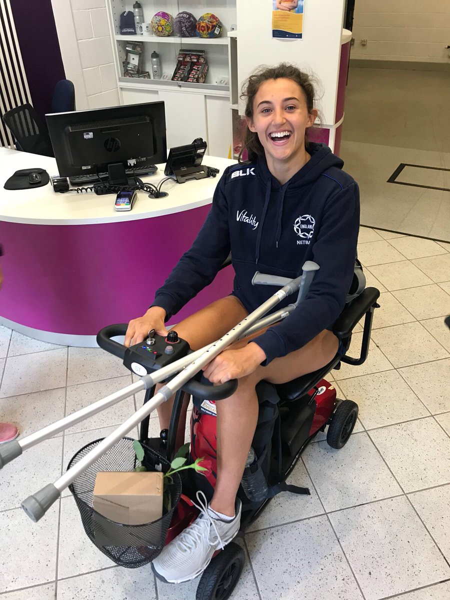 traceynev's tweet photo. Thank you to @TownfieldCare for supporting us in motoring our WD @BethCobs1 to her ‘return to play’ sessions 😁 🌹 https://t.co/Qr1vAlFxot