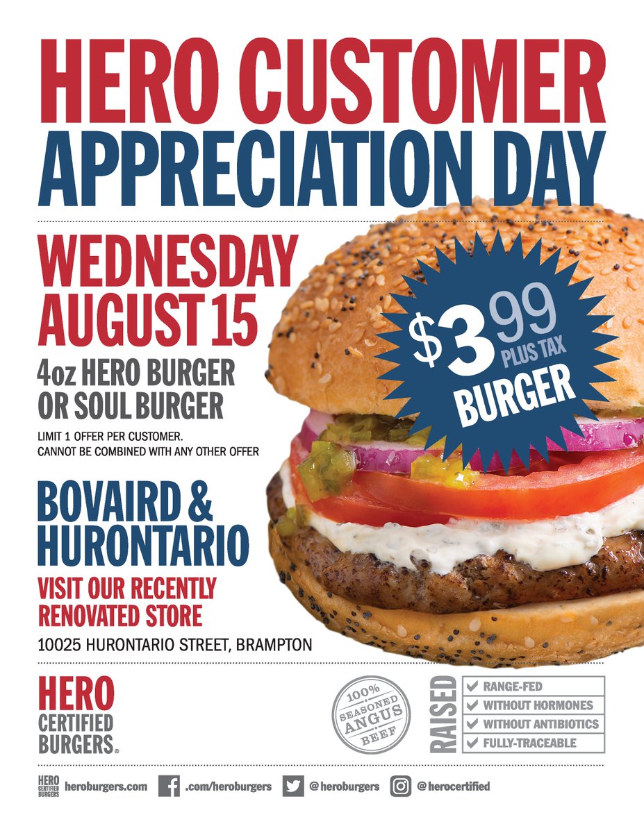 Hero Certified Burgers Heroburgers Twitter
