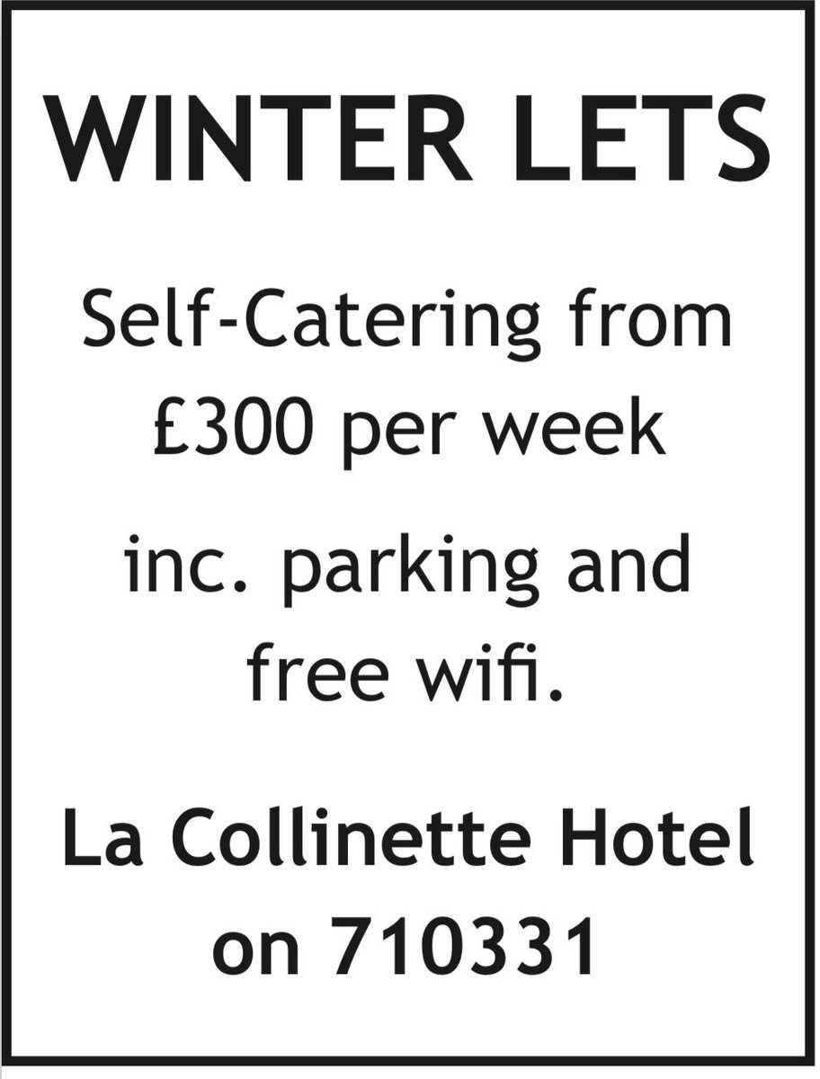 mediacol's tweet photo. Winter Let Accommodation available September/October - Hurry, Hurry to avoid missing out! https://t.co/c4IBZL4OKm