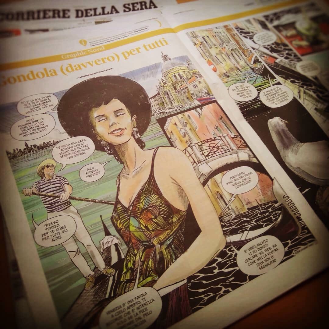 #corrieredellasera #fumetto #gondolas4all #domani14agosro2018