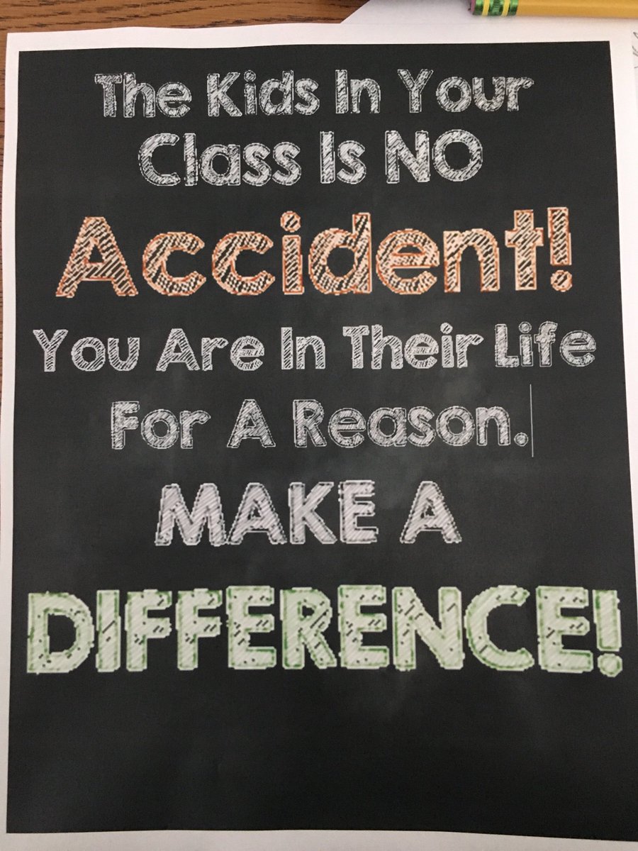 thesassyAP's tweet photo. This is how we will hand out class rosters this year! #leadwithpositivity #makeadifference #bethechange https://t.co/v1HDQzjcZg