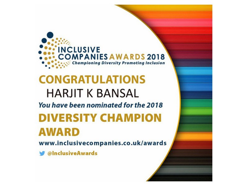 NELFTNews's tweet photo. Congratulations to @BansalHarjit on the nomination for the #ICA18 award #diversitychampion great that @NELFT have received two nominations #inclusivecompaniesawards #StrongerTogether #NELFTnews https://t.co/7f2kQq1ky6