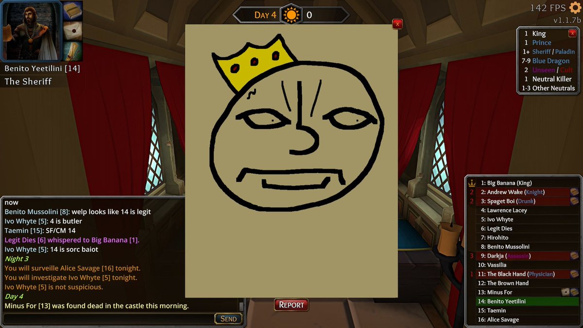 TheThroneOfLies's tweet photo. King Friday is the temperamental leader of the Neighborhood of Make-Believe. This is grumpy King Monday. His subjects are often heard saying "Wrong as usual, King Monday."

#MisterRogers #Monday #MakeBelieve #IndieGameWatch #PCdevs #Steam #Mac #Linux https://t.co/MV182GHdi3