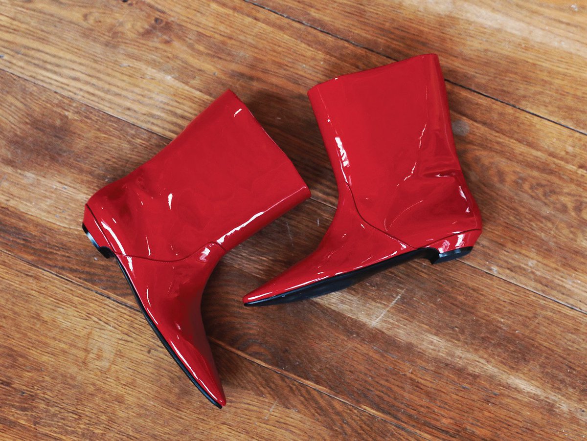 miu miu patent leather boots