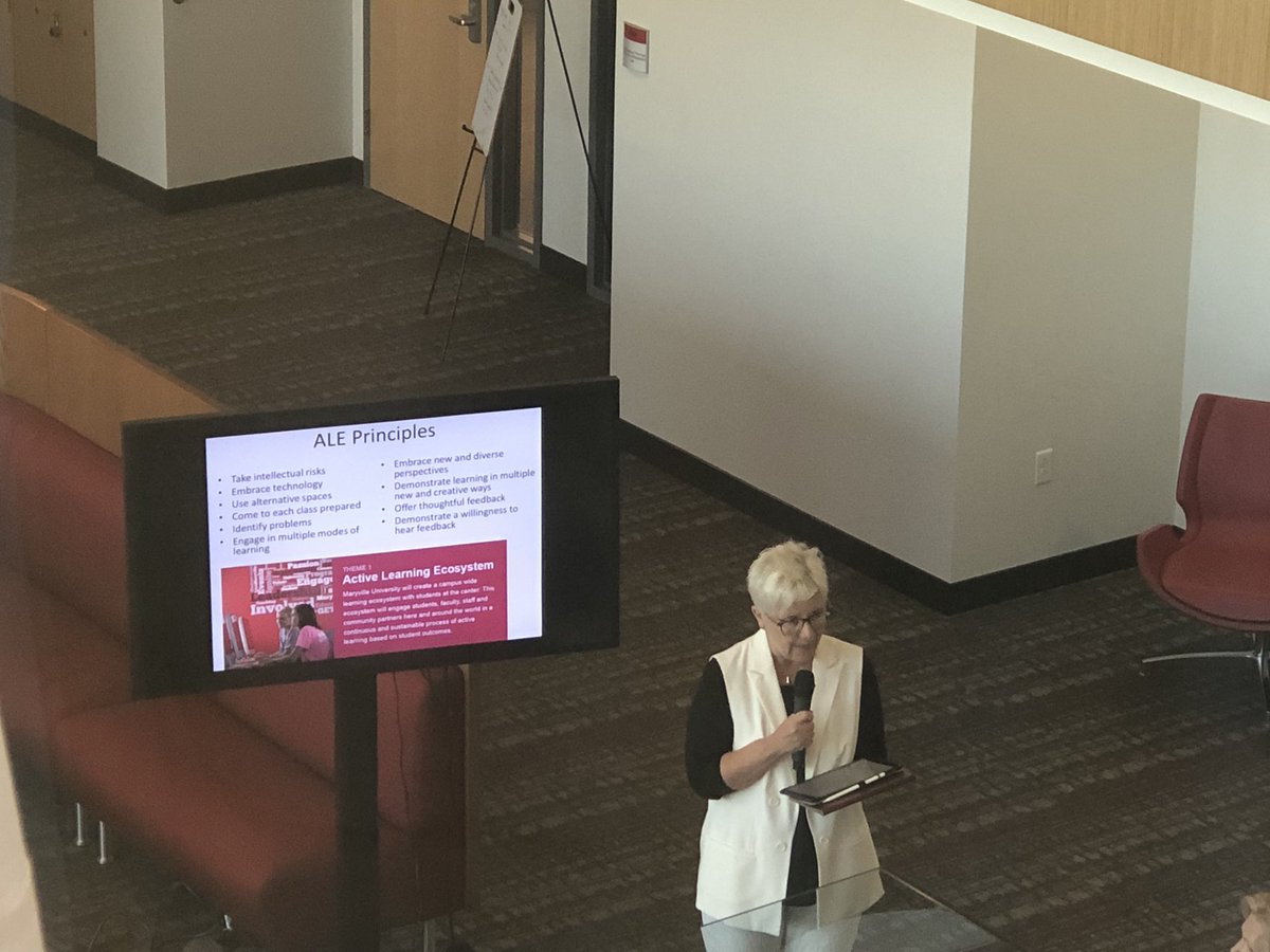 Excited to be a part of Maryville University  faculty.  Love the focus on creating an Active Learning Ecosystem!