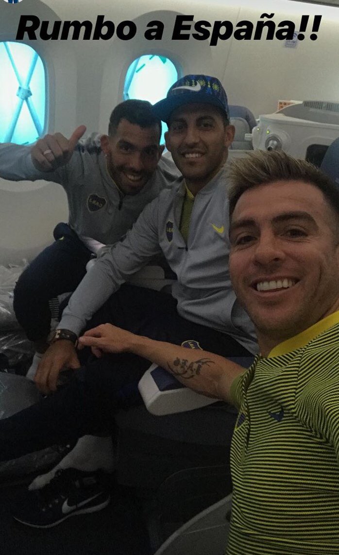 lamitadmas1's tweet photo. #Boca rumbo a España 🇪🇸 para el partido con el #Barcelona https://t.co/F7oYRxm7P9