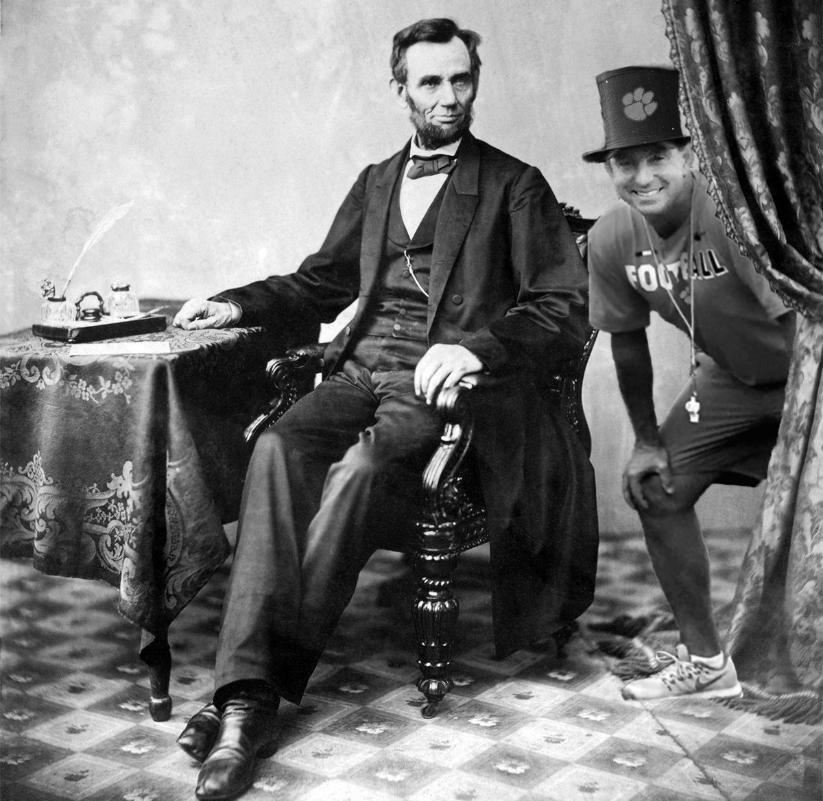 Four score and seven years ago our fathers brought forth on this continent, a new nation, conceived in Liberty, and dedicated to the run-pass option in short yardage situations.