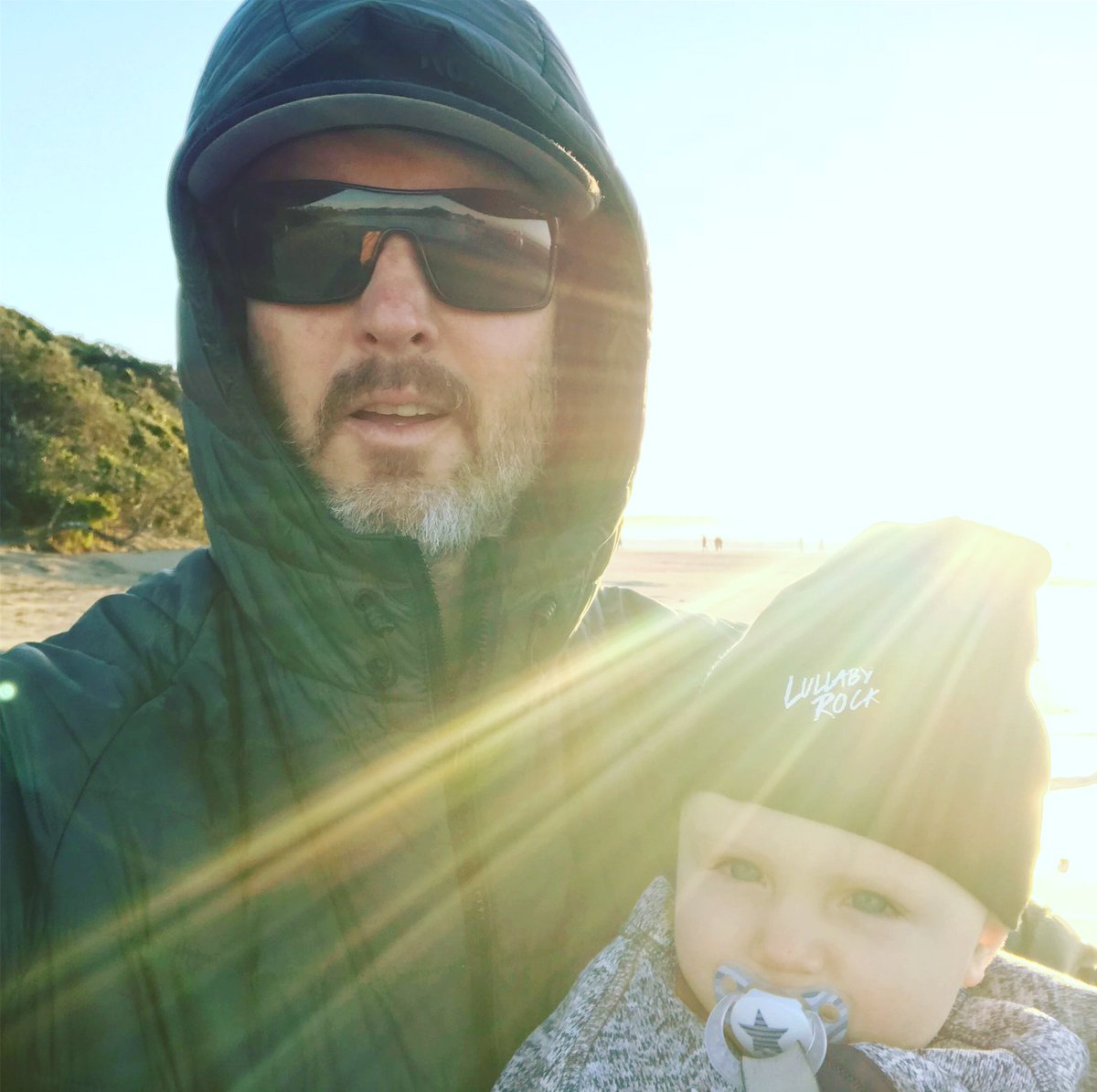 DJMrBong's tweet photo. Morning Chinsta surf patrol with the bear! Haven’t been in this area for a long time. Good to be back on the south east coast again where I spent a lot of my childhood. #Chinsta #surfpatrol #kojoandbong https://t.co/EOSTl4z3ef