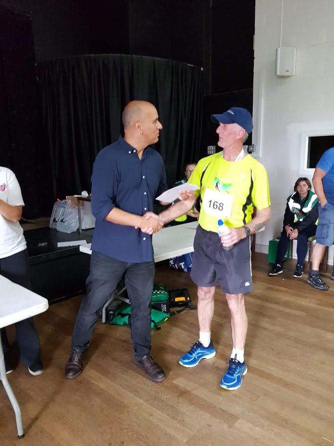 uksolicitors's tweet photo. Proud sponsors of Preston Road  Race.
5 mile winner Joe Monk who won in 26:12 and broke the course record by nearly a minute. 5 mile winner Sophie Pilkington who won  in 35:45
and 10 mile vet 70+ winner Roger Collins who won his age category in an amazing 1:35:06 @RosemereCF https://t.co/97j3xYsjVi