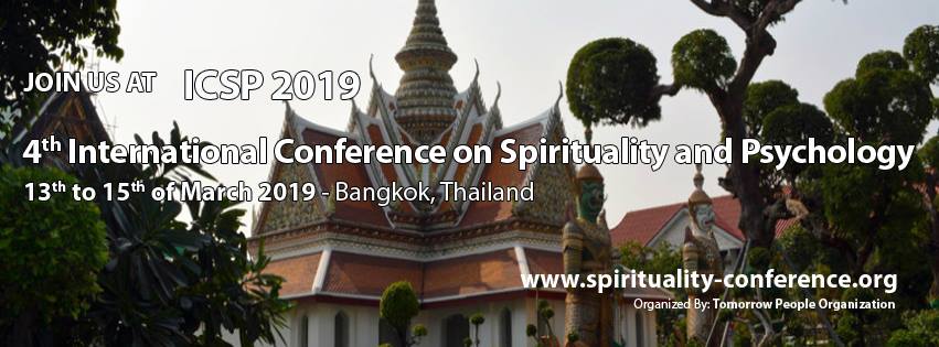 TomorrowPeopleO's tweet photo. 4th International #Conference on #Spirituality and #Psychology is now accepting applications. Apply online at: https://t.co/JCWgfA9OiP  #ICSP2019 #Thailand https://t.co/45AvEz8xx8