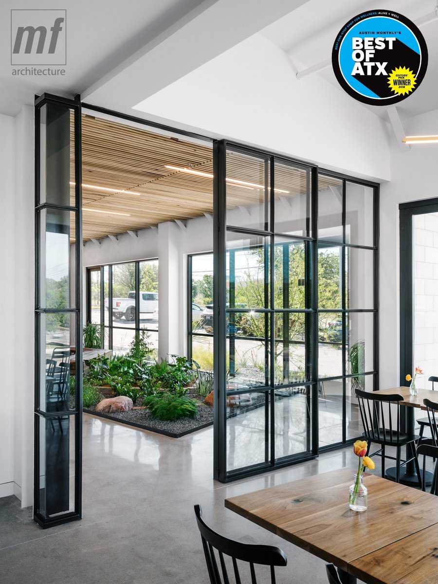 We are so excited that Alive and Well Austin has been named the “Best One-Stop Shop for Wellness” in Austin by Austin Monthly Magazine! Congrats to the team behind this unique venture – we are proud that our design could be part of the success of the business!