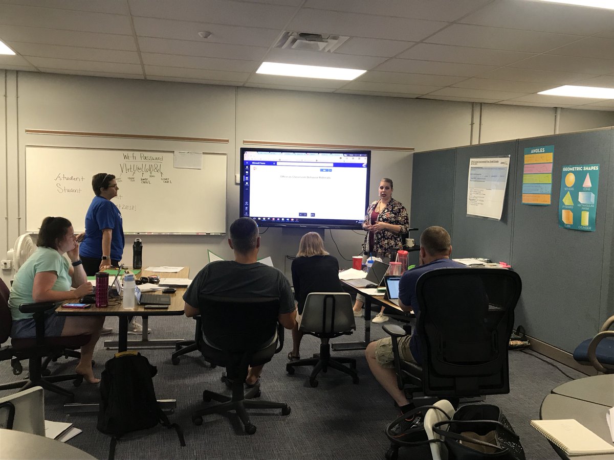 OPS_Virtual's tweet photo. OVS staff working on goal setting, MTSS-B, orientation and much more, today! #ovsembracelearning https://t.co/zXDBreiaut