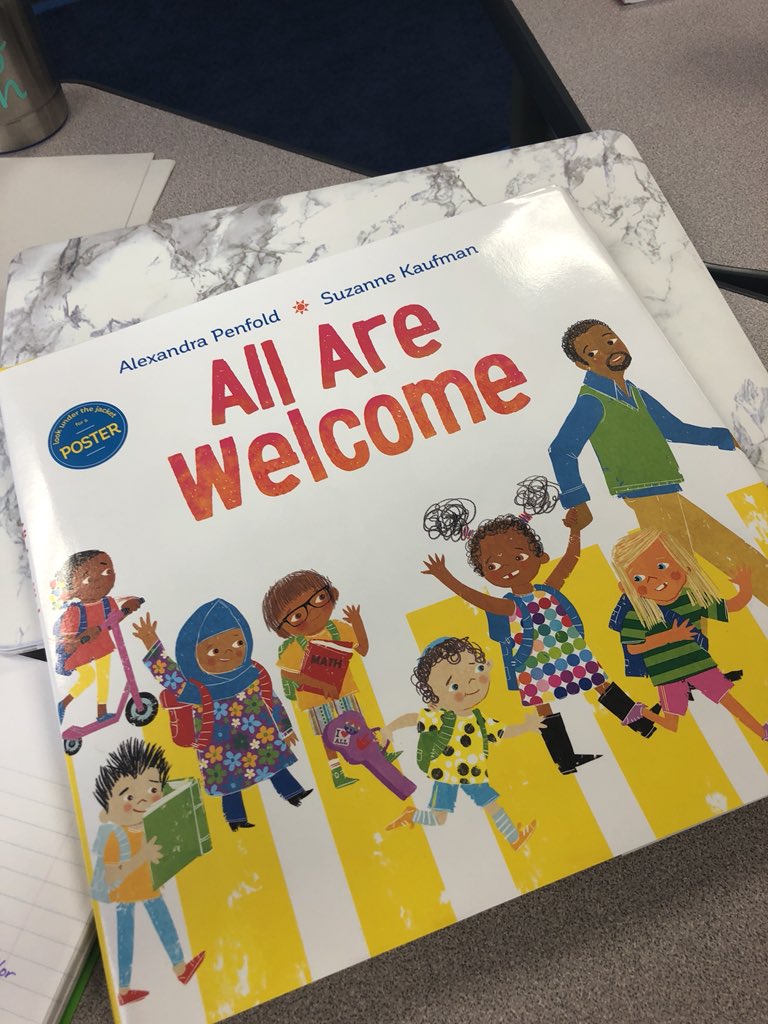 MrPadronsClass's tweet photo. Picture books are an incredible way to model the idea that we can incorporate the authors style of writing into our own writing! Don’t get me started on these illustrations #thinkerswrite #socialissues https://t.co/TfYuKg0ag9