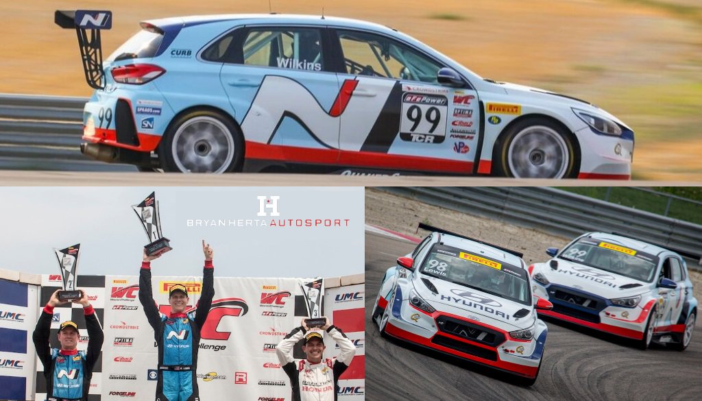 Bryan Herta Autosport Scores Another 1-2 Sunday in TCR, Michael Lewis Claims 4th 2018 Race Win in Hyundai i30 N, Mark Wilkins 2nd 
-->  motorracingpress.com/?p=45724
__
#PWC #PWCUtah #TeamHyundai #HyundaiRacing #BryanHertaAutosport