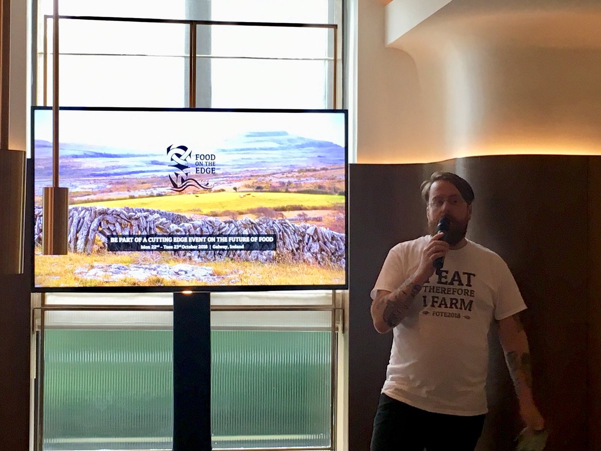 .<a href="/mistereatgalway/">Dr. Jp McMahon</a> launches <a href="/FoodOnTheEdge/">Food On The Edge</a> #FOTE2018 in Dublin’s <a href="/GloversAlley/">Glovers Alley</a> 
Great to see so many young chefs at the launch! Thank you Team FOTE for your support with #YC2018