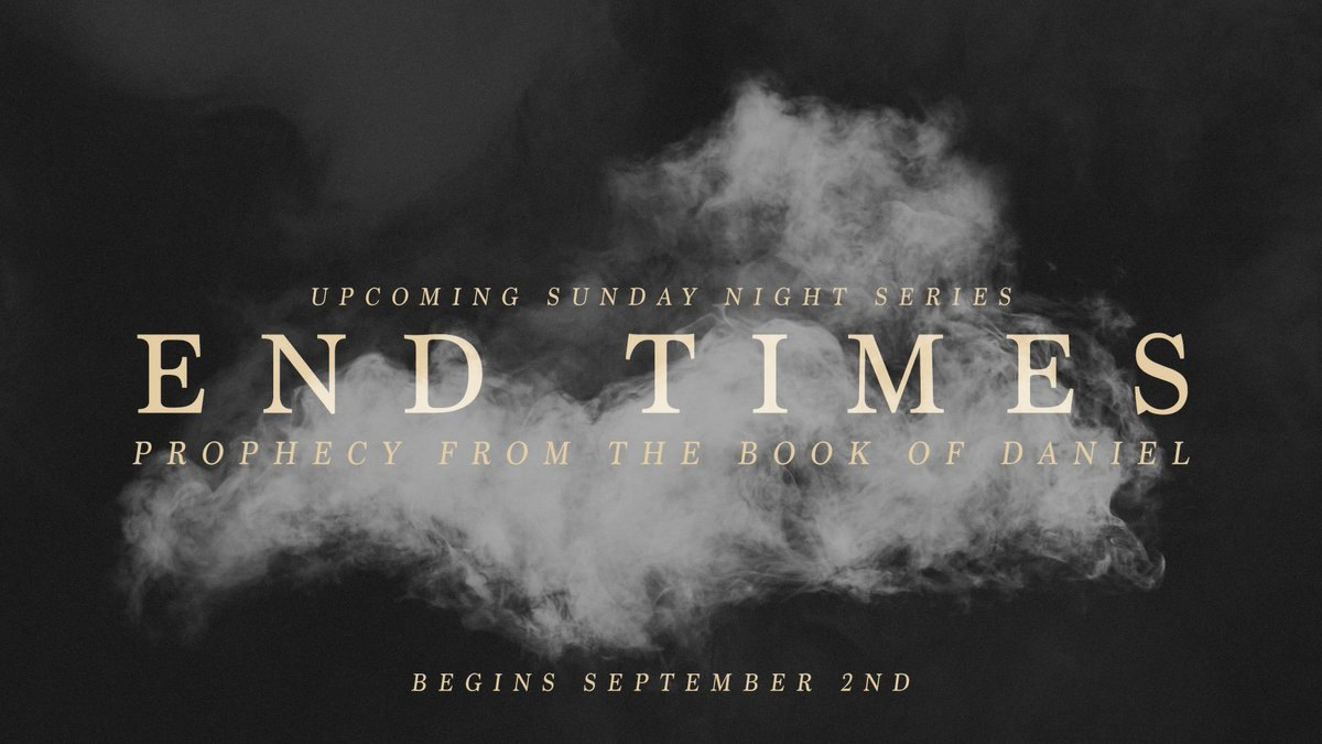 crosswaybc's tweet image. We can’t wait for our Pastor’s upcoming Sunday night series called "End Times" on September 2!

This is a series you WON’T want to miss! #crosswaybc