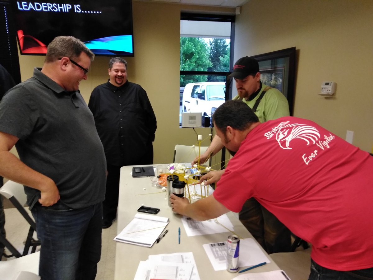 RHFPHawksNest's tweet image. Leadership is....Building something together! #RHFP #learning #leadership #sprinklerfitter