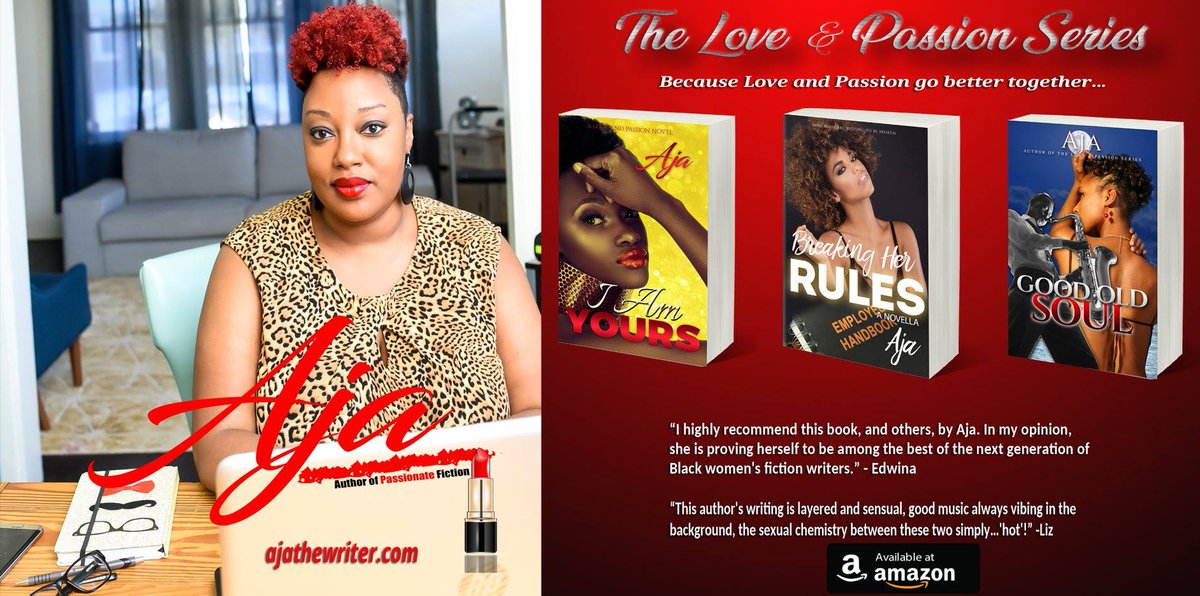 PamperingThings's tweet photo. Have you read the Love & Passion series by Aja?
If not, it's free on kindle unlimited so you can get started today!
https://t.co/cfnlmZZuWk
#kindleunlimited #amazonreaders #romance #aaromance https://t.co/09QhKROv0y