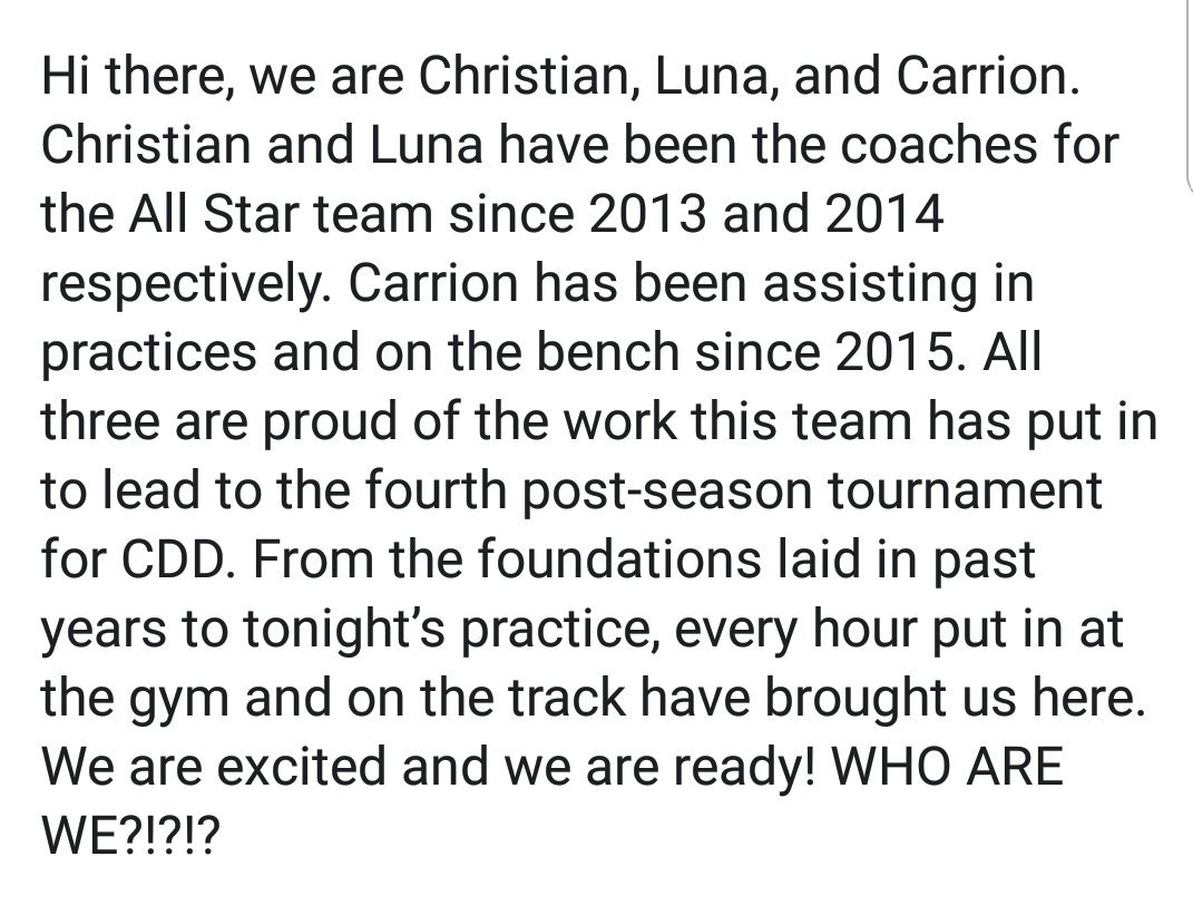 derbydames's tweet photo. MEET OUR COACHES AND BENCH COACHES!
#whoarewe #cdd #countdowntocups #WFTDACups #CDDBlueCrew #BleedCDDBlue #derbyroadtrip #roadtocups https://t.co/Aeo2tl1zJU