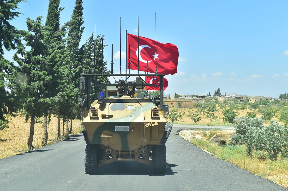 Türk Silahlı Kuvvetleri ve ABD Silahlı Kuvvetleri unsurları tarafından, Fırat Kalkanı Harekât alanı ile Münbiç arasında kalan hatta 13 Ağustos 2018 tarihinde 29’uncu koordineli/bağımsız devriye faaliyeti icra edilmiştir.