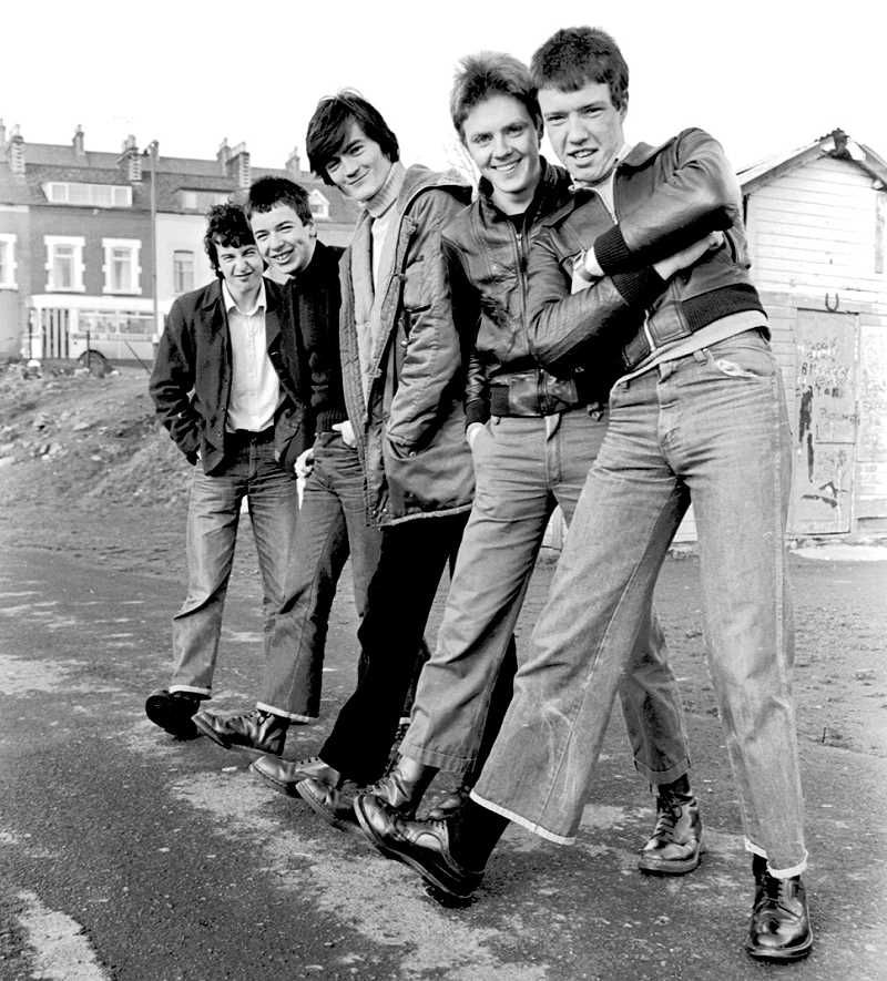 Happy 60th birthday to Feargal Sharkey. The Undertones by Larry Doherty, c.1979. 