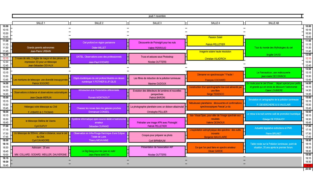 Astronoobie's tweet photo. #LeSaviezVous le programme des prochaines Rencontres du Ciel et de l'Espace #RCE2018 (les 1, 2 et 3 novembre 2018) est en ligne !
https://t.co/jVXZ3TTgkX https://t.co/LiYRSjRNGG