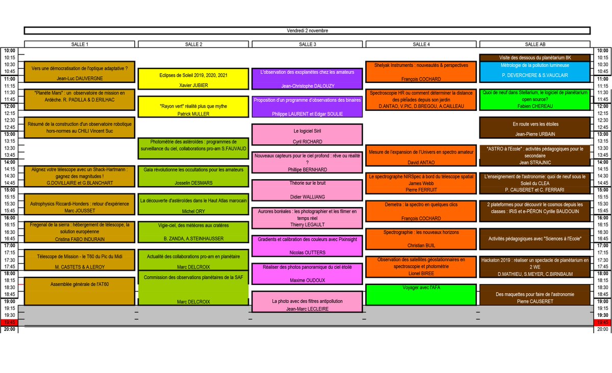 Astronoobie's tweet photo. #LeSaviezVous le programme des prochaines Rencontres du Ciel et de l'Espace #RCE2018 (les 1, 2 et 3 novembre 2018) est en ligne !
https://t.co/jVXZ3TTgkX https://t.co/LiYRSjRNGG