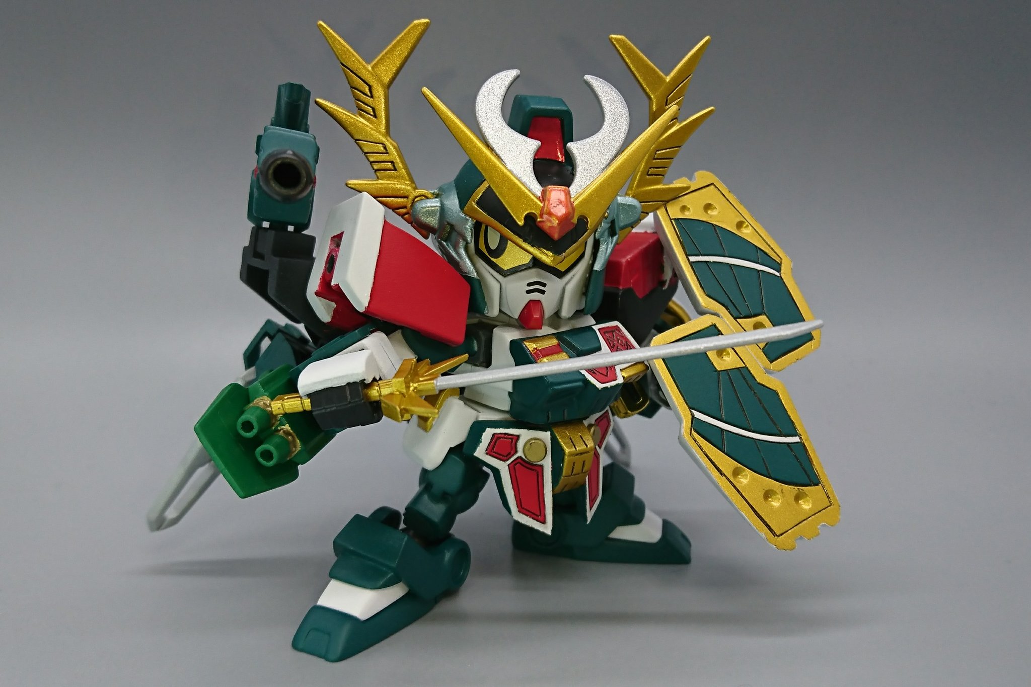 希少 ガン消し 武者全武装頑駄無 フルアーマー ガンダム 未切り